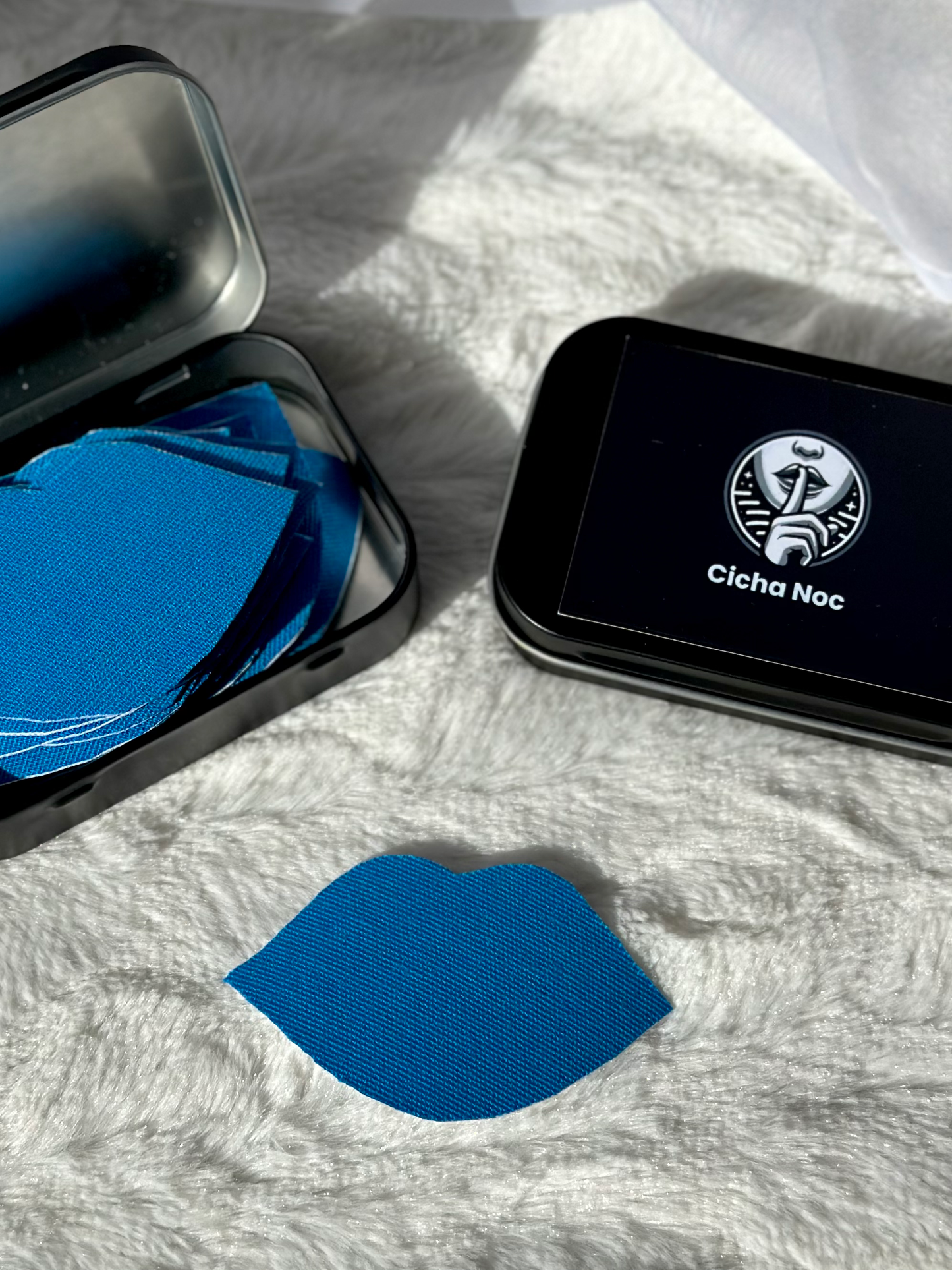 Plastry na usta (2x30 sztuk) + pudełko