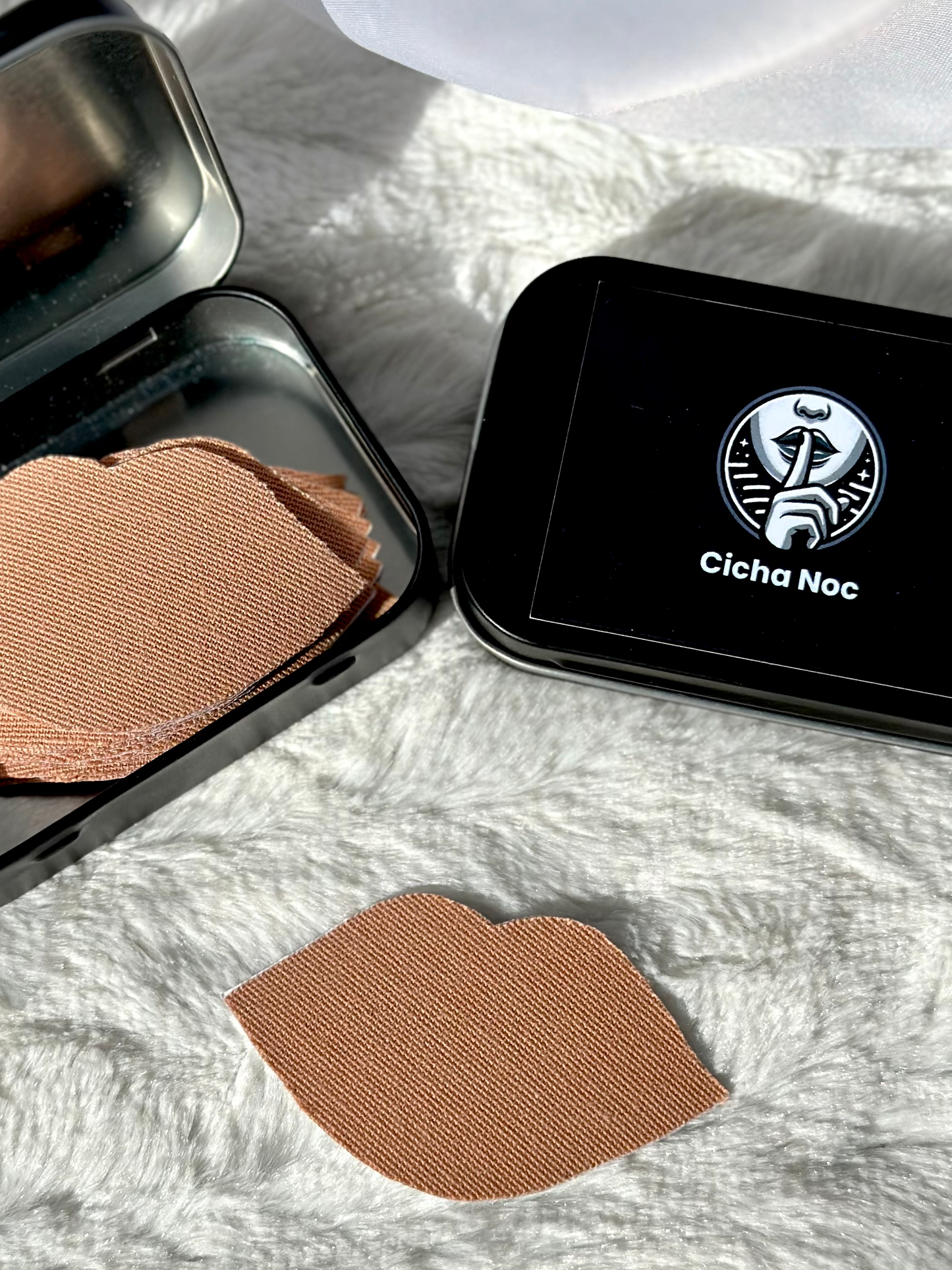 Plastry na usta (2x30 sztuk) + pudełko