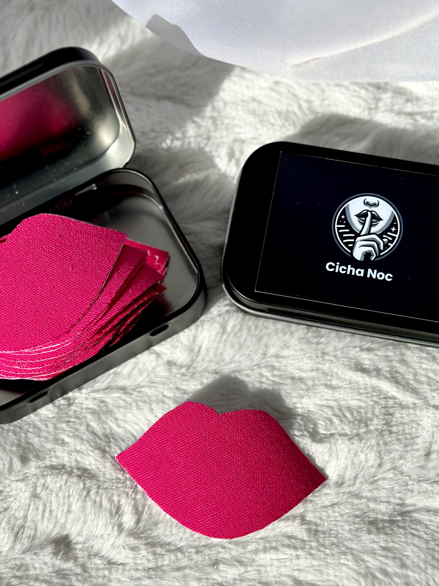 Plastry na usta (2x30 sztuk) + pudełko